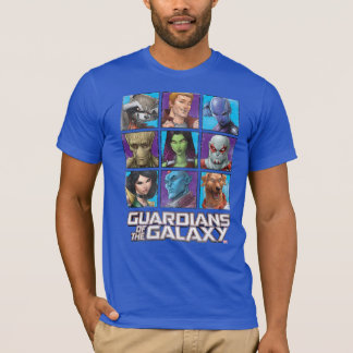 Guardians of the Galaxy | Crew Grid T-Shirt
