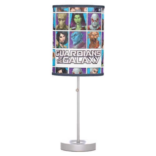 Guardians of the Galaxy  Crew Grid Table Lamp