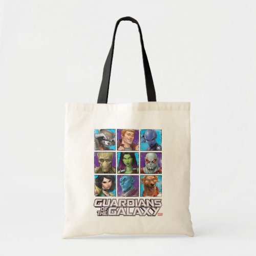 Guardians of the Galaxy  Crew Grid Tote Bag