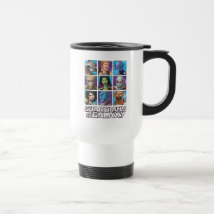 Guardians of the Galaxy Crew Grid Travel Mug