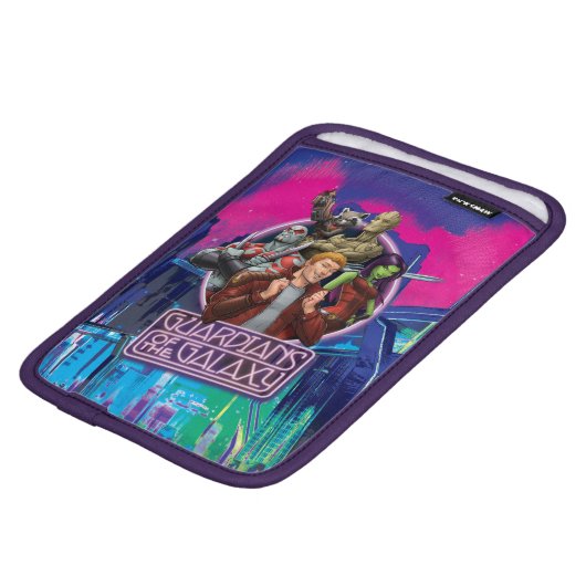 Guardians of the Galaxy | Crew Neon Sign Sleeve For iPad Mini (Front Bottom)