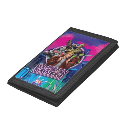 Guardians of the Galaxy  Crew Neon Sign Trifold Wallet