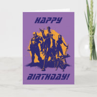 Guardians of the Galaxy | Crew Paint Silhouette Card
