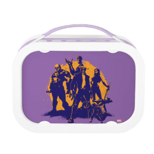 Guardians of the Galaxy Crew Paint Silhouette Lunch Box