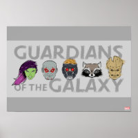 Guardians of the Galaxy | Crew Rough Sketch Poster