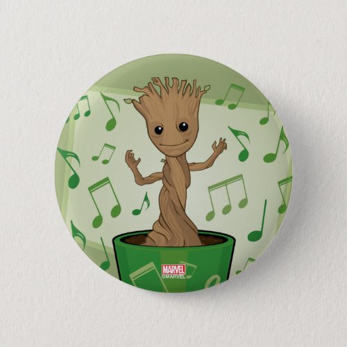 Guardians of the Galaxy  Dancing Baby Groot Button