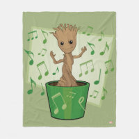 Guardians of the Galaxy | Dancing Baby Groot Fleece Blanket