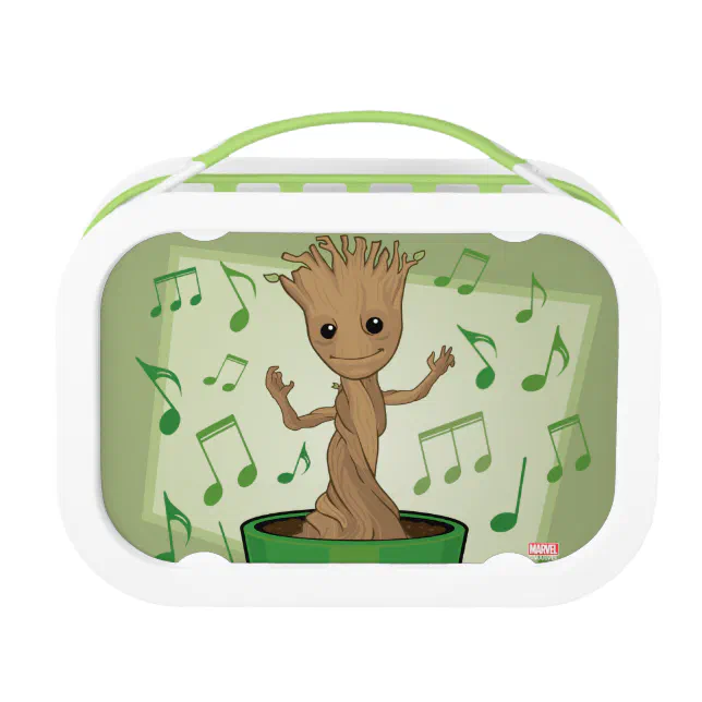 Guardians of the Galaxy | Dancing Baby Groot Lunch Box | Zazzle display picture 2