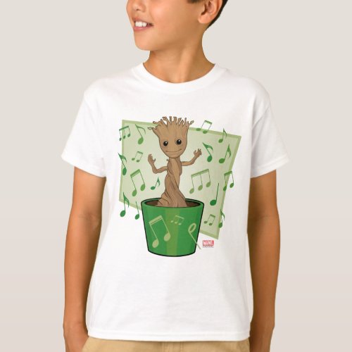 Guardians of the Galaxy  Dancing Baby Groot T_Shirt