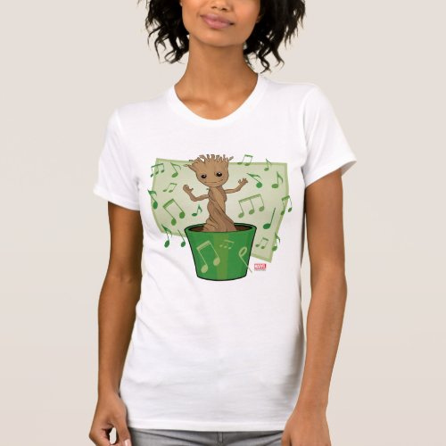 Guardians of the Galaxy  Dancing Baby Groot T_Shirt