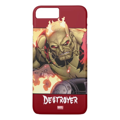 Guardians of the Galaxy  Drax In Flames iPhone 8 Plus7 Plus Case