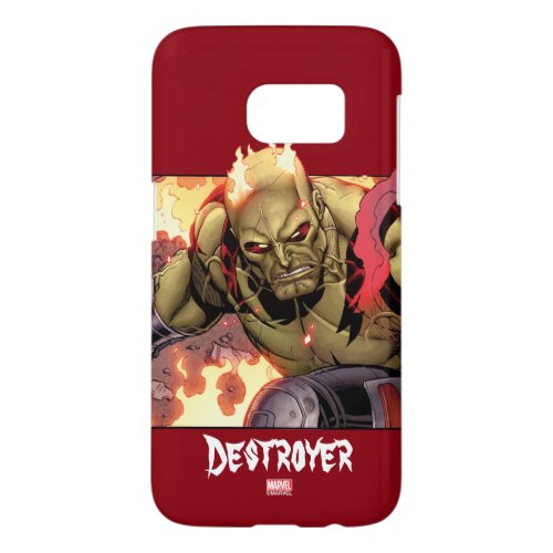 Guardians of the Galaxy  Drax In Flames Samsung Galaxy S7 Case