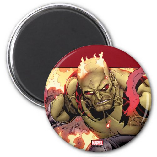 Guardians of the Galaxy  Drax In Flames Magnet