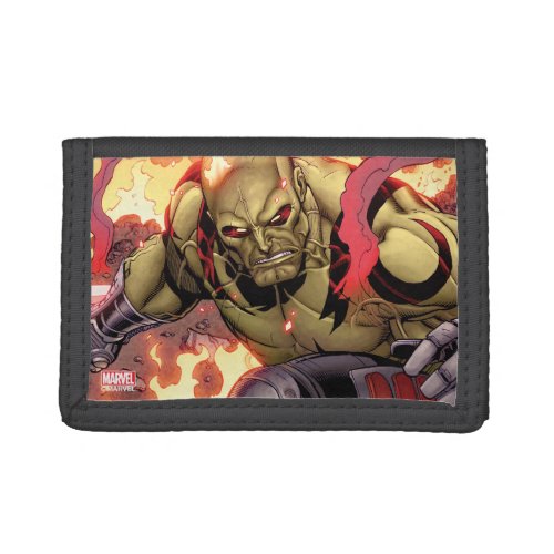 Guardians of the Galaxy  Drax In Flames Trifold Wallet