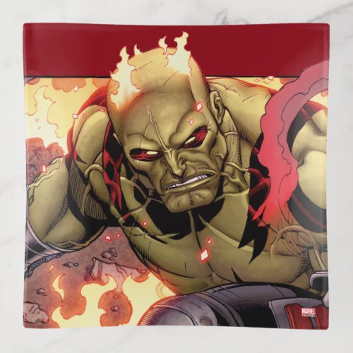 Guardians of the Galaxy  Drax In Flames Trinket Tray