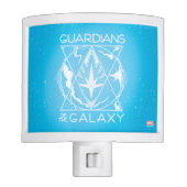Guardians of the Galaxy | Galactic Logo Badge Night Light (Front)