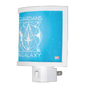Guardians of the Galaxy | Galactic Logo Badge Night Light (Left)