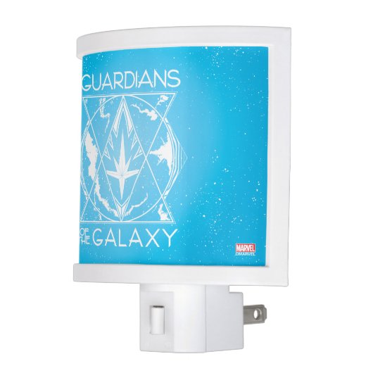 Guardians of the Galaxy | Galactic Logo Badge Night Light (Left)