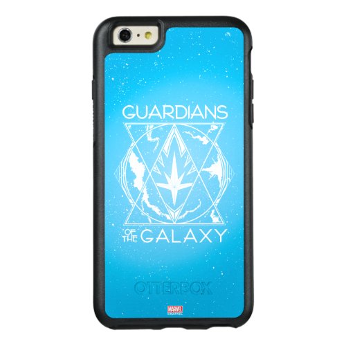 Guardians of the Galaxy  Galactic Logo Badge OtterBox iPhone 66s Plus Case