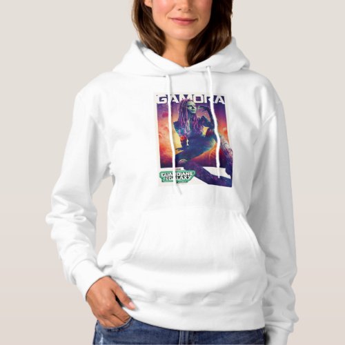 Guardians of the Galaxy Gamora Character Poster Hoodie