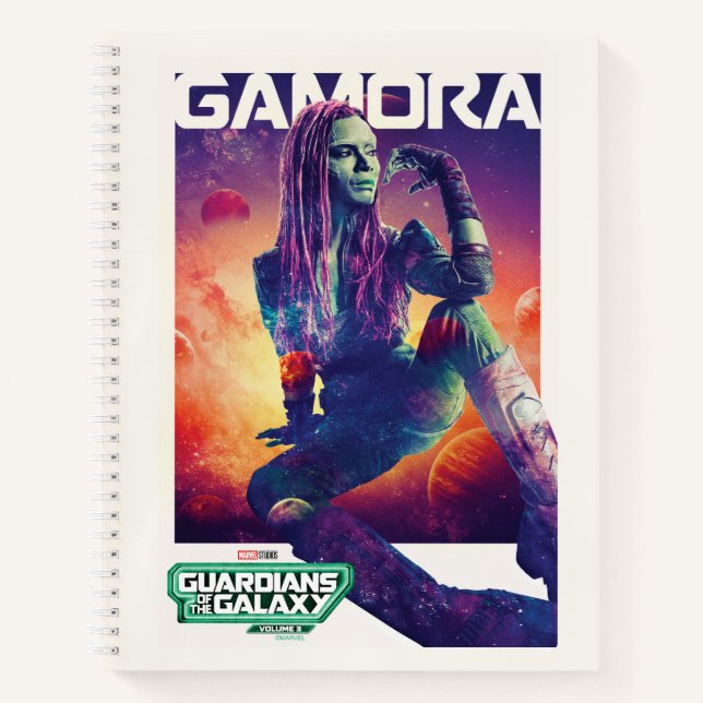 Guardians of the Galaxy Gamora Character Poster Notebook (Front)