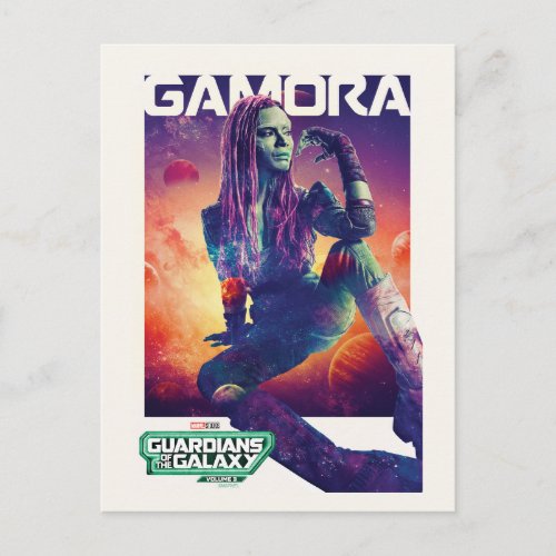 Guardians of the Galaxy Gamora Character Poster Postcard