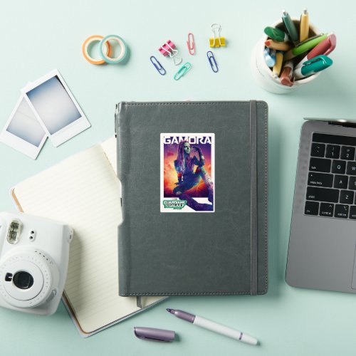 Guardians of the Galaxy Gamora Character Poster Sticker