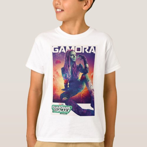 Guardians of the Galaxy Gamora Character Poster T_Shirt