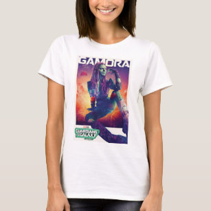 Guardians of the Galaxy Gamora Character Poster T-Shirt