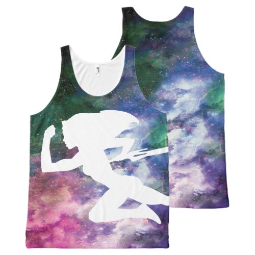 Guardians of the Galaxy  Gamora Galaxy Cutout All_Over_Print Tank Top