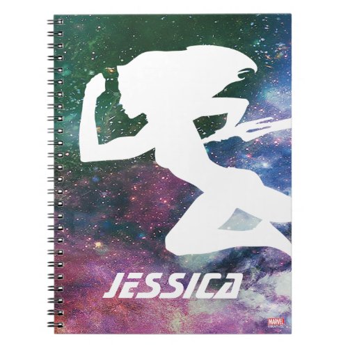 Guardians of the Galaxy  Gamora Galaxy Cutout Notebook