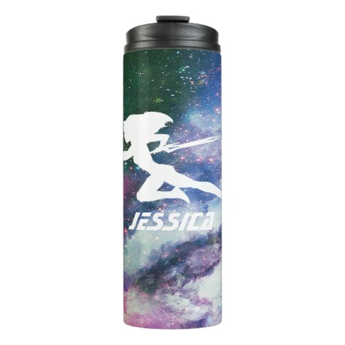 Guardians of the Galaxy  Gamora Galaxy Cutout Thermal Tumbler