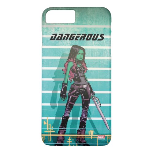 Guardians of the Galaxy  Gamora Mugshot iPhone 8 Plus7 Plus Case