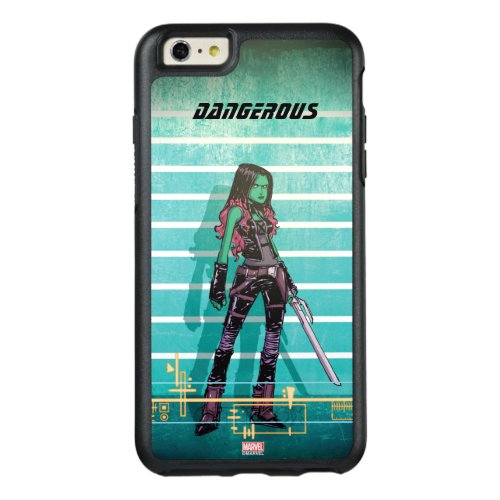 Guardians of the Galaxy  Gamora Mugshot OtterBox iPhone 66s Plus Case