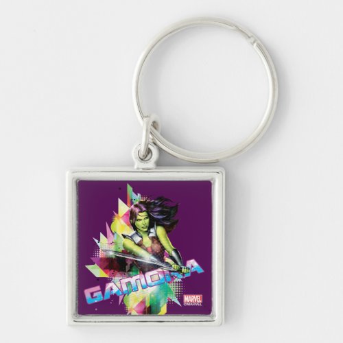 Guardians of the Galaxy  Gamora Neon Graphic Keychain