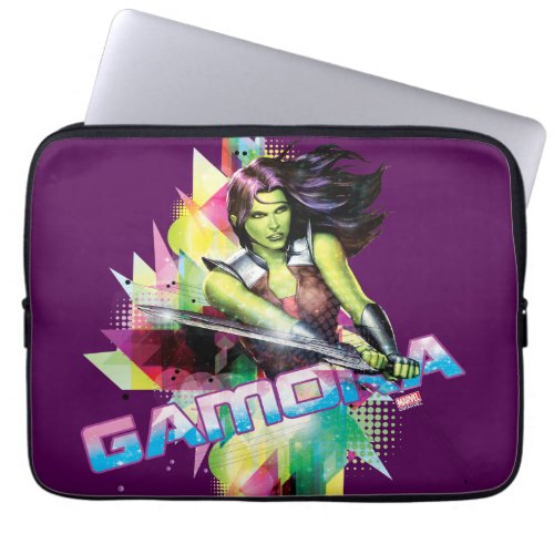 Guardians of the Galaxy  Gamora Neon Graphic Laptop Sleeve