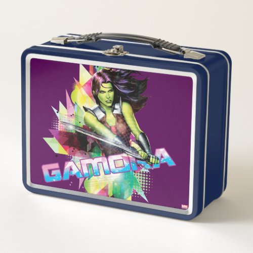 Guardians of the Galaxy  Gamora Neon Graphic Metal Lunch Box