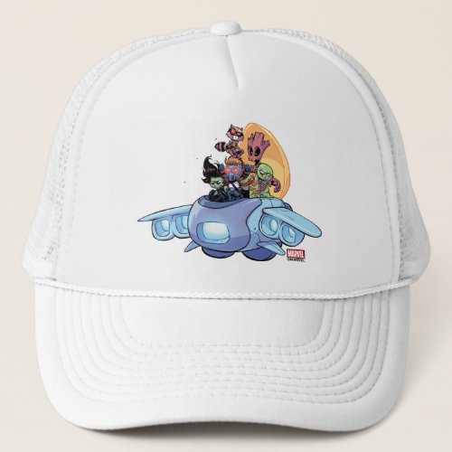 Guardians of the Galaxy  Gamora Pilots Ship Trucker Hat