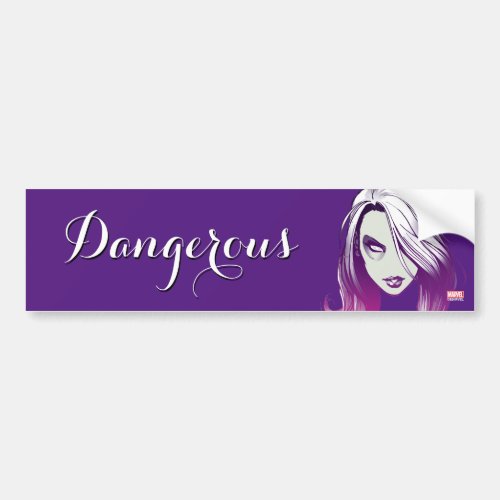 Guardians of the Galaxy  Gamora Watercolor Bumper Sticker