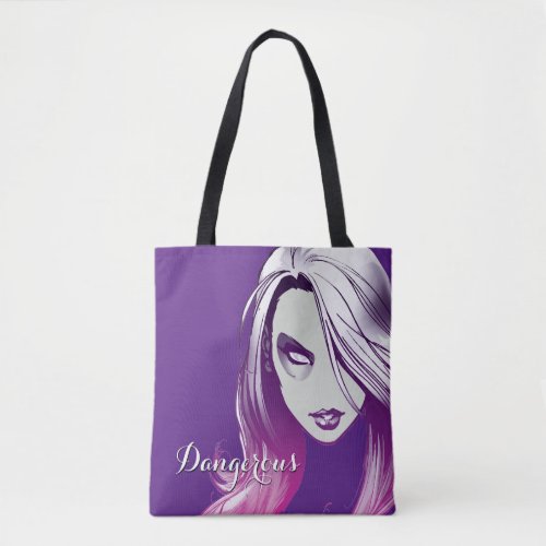 Guardians of the Galaxy  Gamora Watercolor Tote Bag