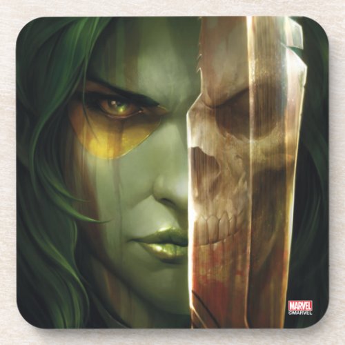 Guardians of the Galaxy  Gamora With Blade Beverage Coaster