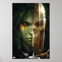 Guardians of the Galaxy | Gamora With Blade Poster