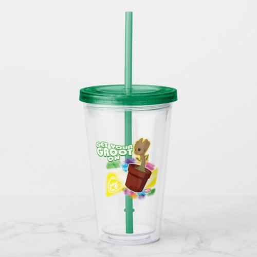 Guardians of the Galaxy  Get Your Groot On Acrylic Tumbler