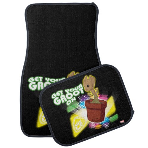 Guardians of the Galaxy  Get Your Groot On Car Floor Mat