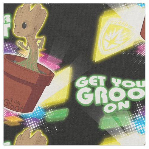 Guardians of the Galaxy  Get Your Groot On Fabric