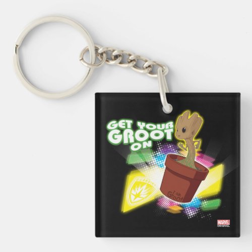 Guardians of the Galaxy  Get Your Groot On Keychain