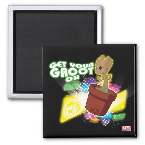 Guardians of the Galaxy  Get Your Groot On Magnet
