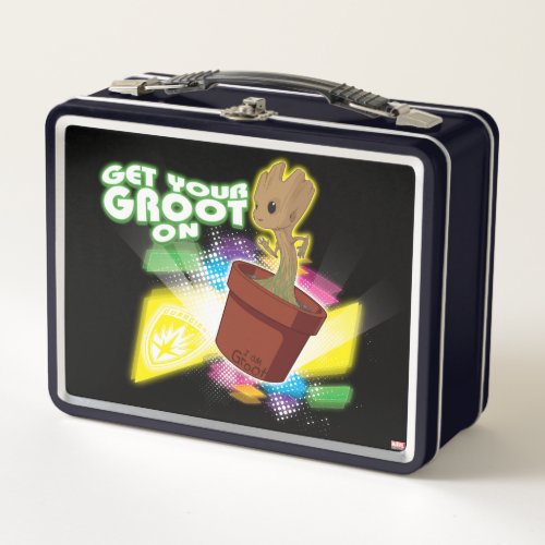 Guardians of the Galaxy  Get Your Groot On Metal Lunch Box