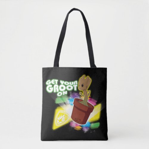 Guardians of the Galaxy  Get Your Groot On Tote Bag