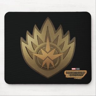 Guardians of the Galaxy Golden Insignia Mouse Pad